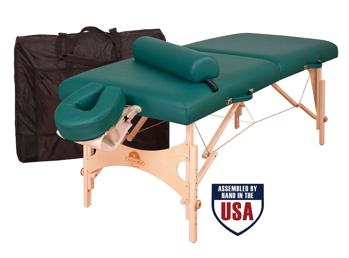 Oakworks Aurora Professional Massage Table Package